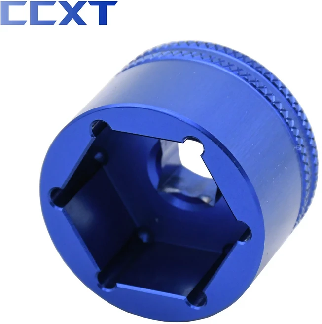 24mm 자전거 포크 탑캡 소켓 도구 Fox Fork Float와 호환 32 34 36 38 40 Rockshox Suntour Epixon 용, 12 24mm Orange