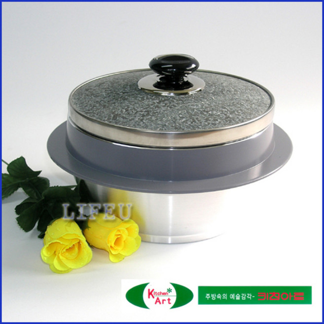 키친아트 자연석 곱돌솥, 17cm