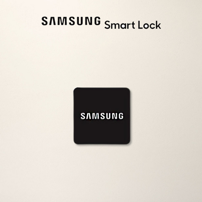 삼성 정품 도어락 RF 키태그 카드키 카드형 부착형 블랙, 삼성카드키(카드형/부착형) 블랙1장