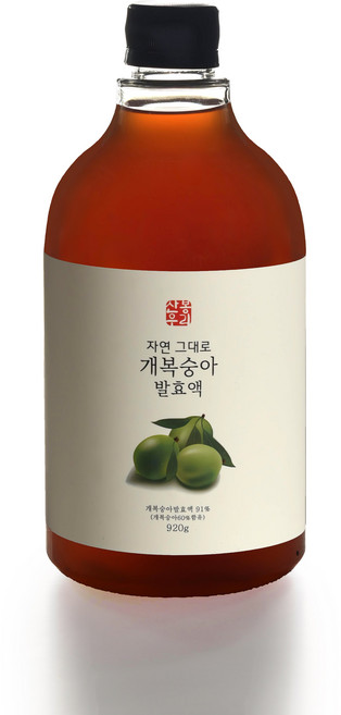개복숭아 액기스 효능 원액 발효액, 1개, 750ml