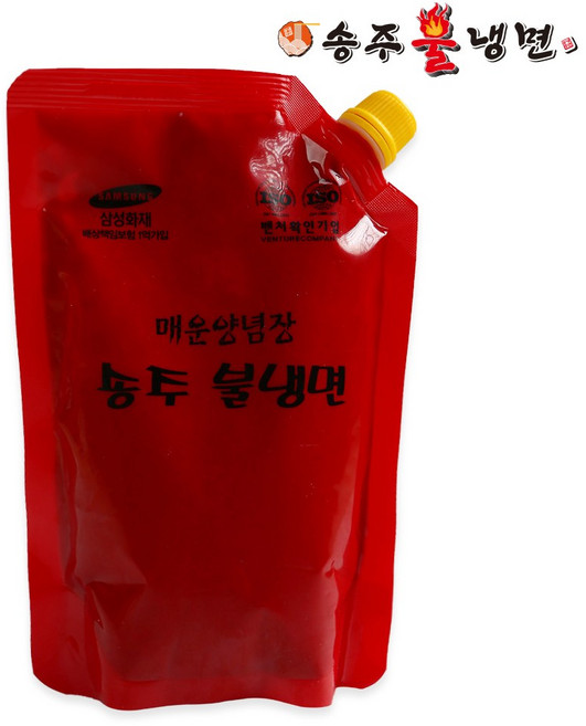[송주불냉면] 매운 양념장 500g (캡사이신무첨가), 2개