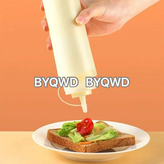 대용량 소스 통 넓은 입구 소스 팬케이크 튜브 주방 업소용 보관 양념 참기름 시럽 반죽, 1. 팬케이크 양념통, 1개