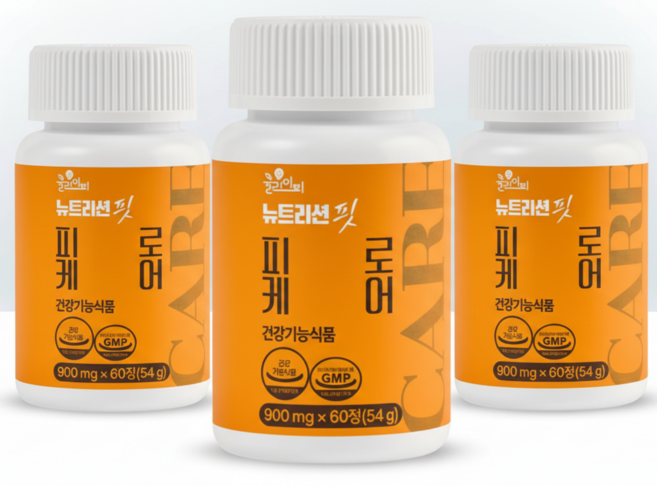 뉴트리션핏 피로 스트레스케어 피로케어 60정 3개 홍경천추출물 비타민B