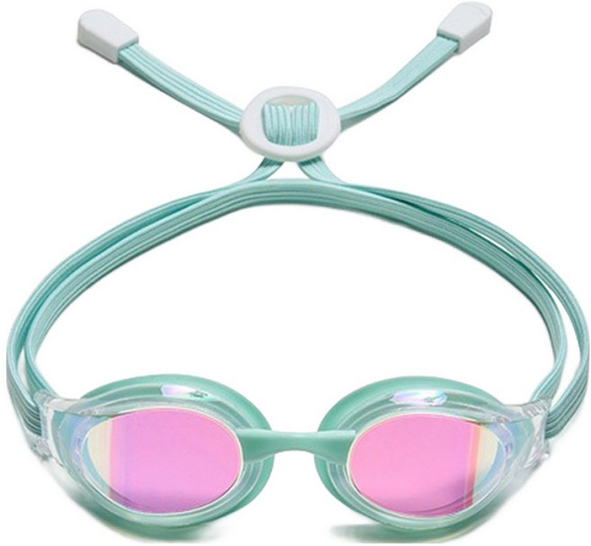 후그 달리 미러 접착식 패킹 수경, 화이트민트 + 화이트클리어, 1개