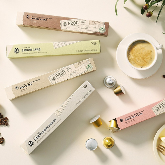 핀 캡슐커피 10입 5종, 인텐소, 53g, 1개, 10개입