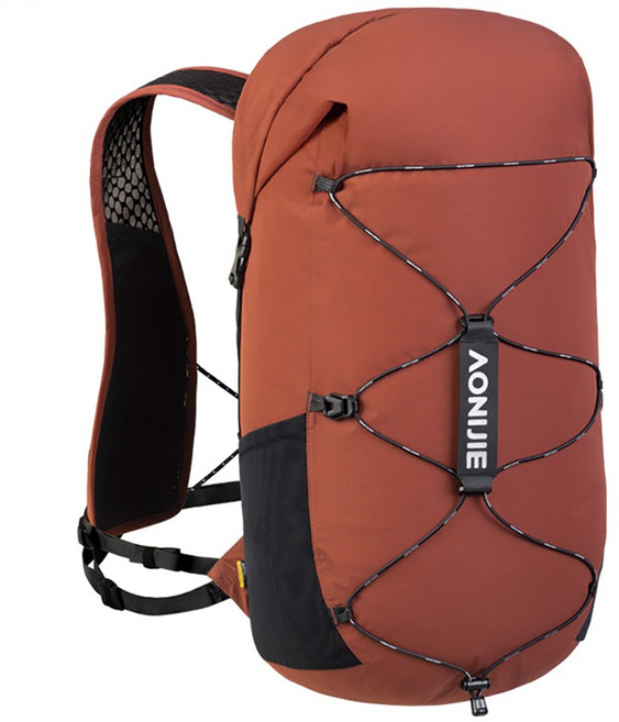 오니지 등산가방 기능성 배낭 트레킹 둘레길 백팩 22L 가방 클라우드 V22, 레드브라운