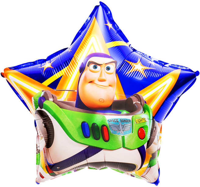 [원팩] 캐릭터은박풍선 19인치 별 토이스토리 버즈 라이트이어