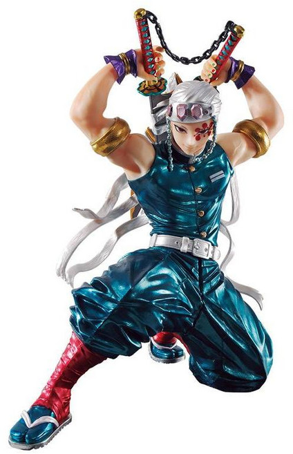 귀멸의칼날 우즈이텐겐 피규어 멋진 대형 모형 전투 재현 장면 컬렉션, B컬러, 1개