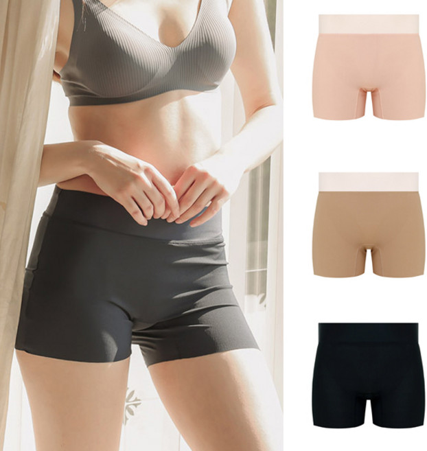 물랑루즈 비프리 심리스 안심케어 여드로즈팬티 여성사각속옷