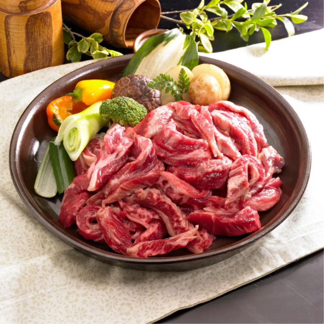 [비계 근막 제거]꼬소한 수입 소갈비살 소고기 구이용 개별포장, 5개, 200g