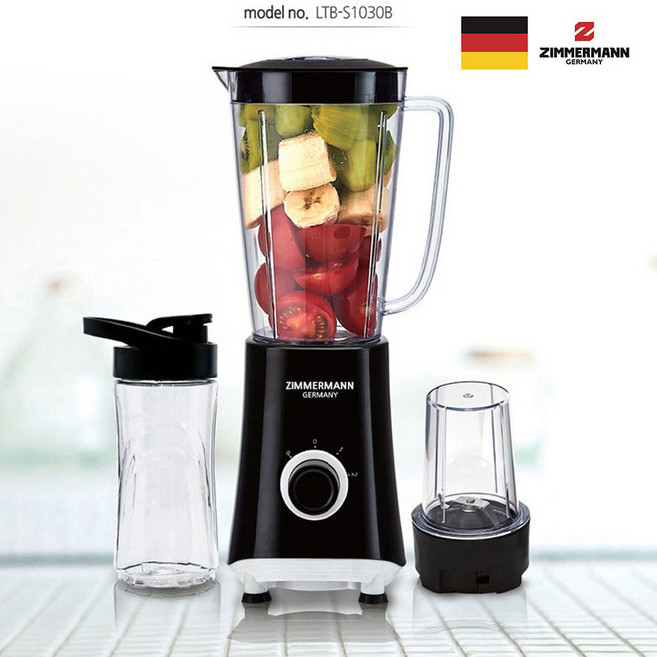 짐머만 텀블렌더 믹서기 ZTB-S1070B 다용도믹서기 400ml 텀블러 분쇄컵 강력모터 가정용믹서기