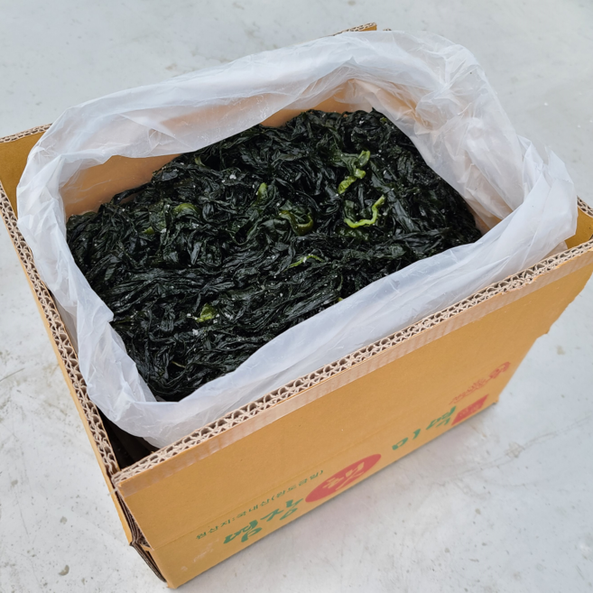 완도 부드러운 자연산 산모용 염장미역, 1박스, 5kg