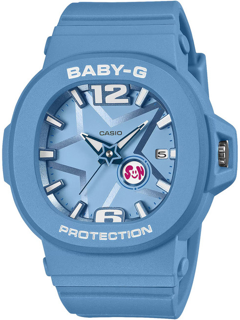 CASIO 卡西歐 BABY-G 女性防護樹脂手錶 BGA-10D-2A2JF