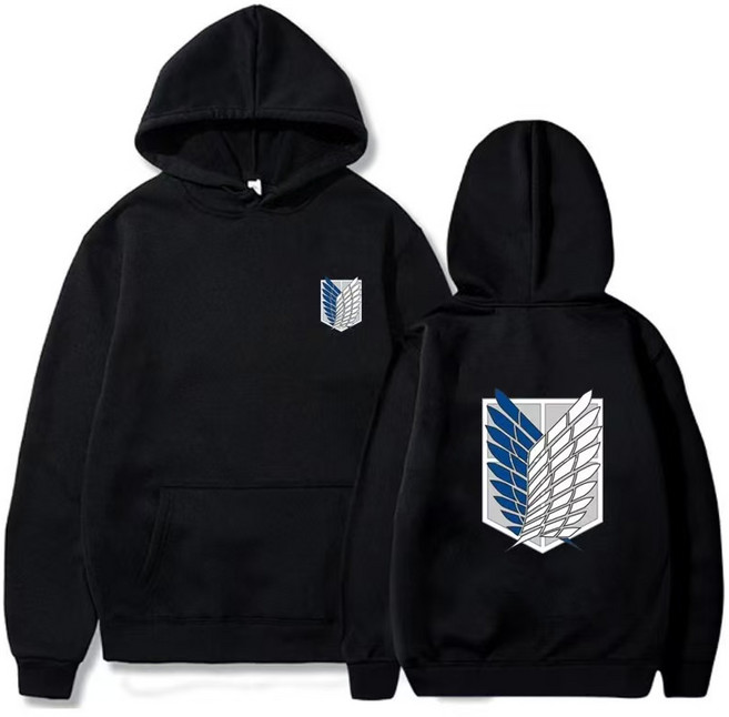 ZCBV진격의거인 후드집업 남녀공용 후드티 커플 후디