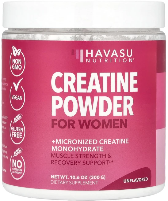 새해 건강을 선물하세요 Havasu Nutrition 여성용 크레아틴 분말 무맛 300g(10.6oz) 특별관리진행, HavasuNutrition여성용크레아틴분말무맛300g, 300g, 1개 - 쿠팡