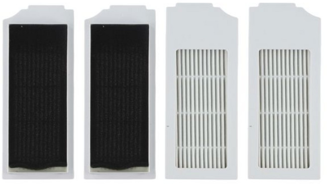 LED전구 DEEBOT N20N20 PLUSN20 용 ECOVACS 용 4pcs 필터 키트 PRO PLUS 로봇 진공 청소기 교체 부품, [01] 옵션1