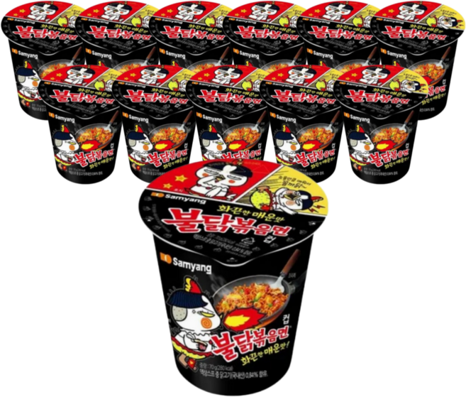 삼양 불닭볶음면 소컵, 12개
