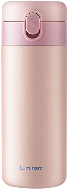 루미낙 바운스 보온보냉병, 핑크, 350ml, 1개