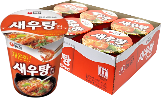 새우탕작은컵(6입)