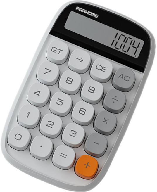 프라홈 플렉시블 큐브 전자계산기, 1개, 그레이