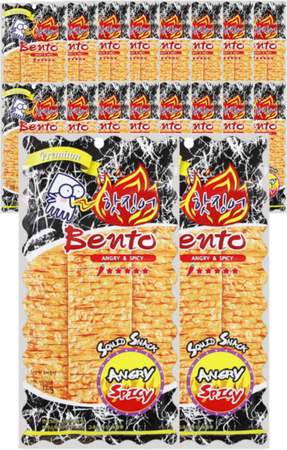 벤토 핫징어 엥그리엔스파이시, 12g, 18개