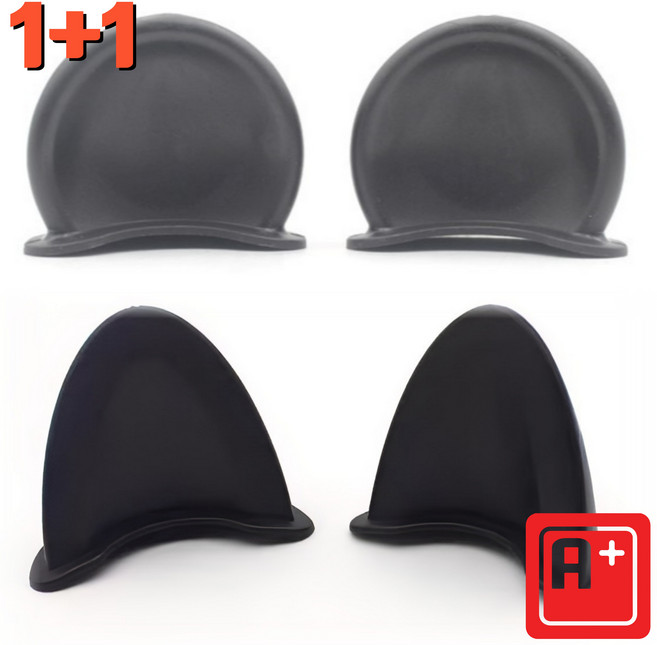 알탱고 [1+1]귀여운 동물 곰/고양이 귀 헬멧 부착형 장식 레포츠용 선물용, 고양이(블랙)+곰(블랙)