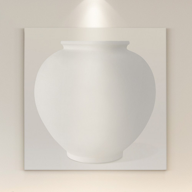 [인메이블] 복들어오는 다복 달항아리 그림 두꺼비집 가리개 액자 힐링 풍수 인테리어 현관 거실 집들이 선물, 09.라이트골드 달항아리