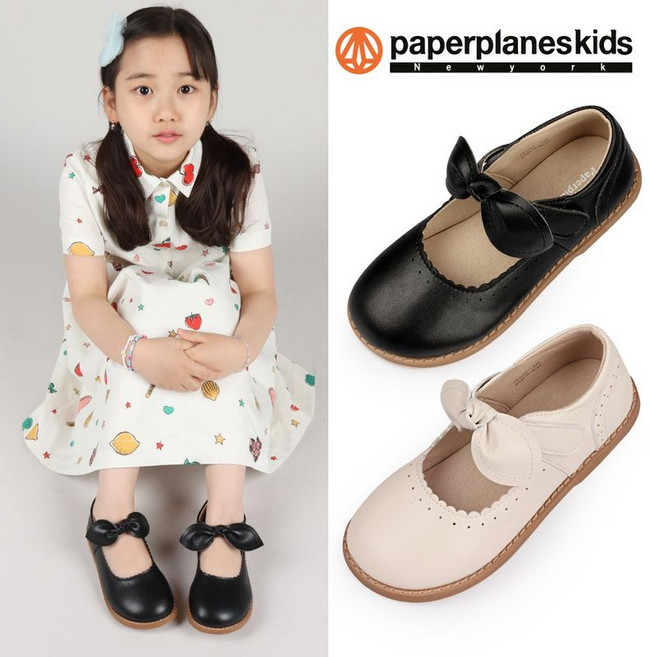 페이퍼플레인키즈 플랫 여아 구두 아동 유아 아기 어린이 아동화 공주 남아 슈즈 주니어 신발