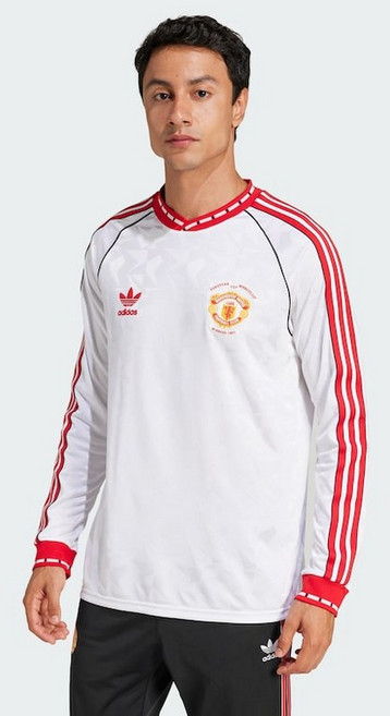 아디다스 ADIDAS KOREA 맨체스터 유나이티드 91 어웨이 긴팔 저지 JF0375