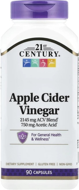 21st 센츄리 사과 식초 캡슐 90정, 2kg, 1병 - 쿠팡