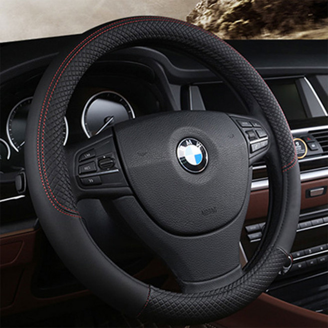 이필드 기아 모닝 핸들커버 미끄럼방지 공용사이즈, 1.이필드-블랙