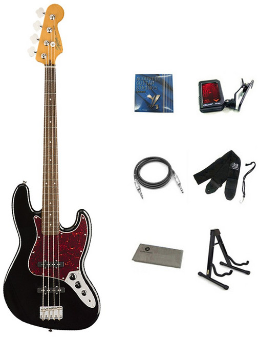 Squier 스콰이어 4현 재즈 베이스기타, 1개, Black, Classic Vibe 60S Jazz Bass