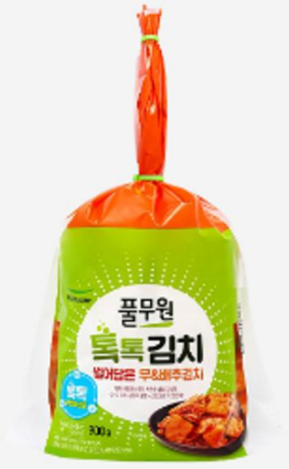 풀무원 간단반찬 혼밥 엄마손맛 우리가족반찬 업소용 풀무원 톡톡 무&배추김치 900g, 1개