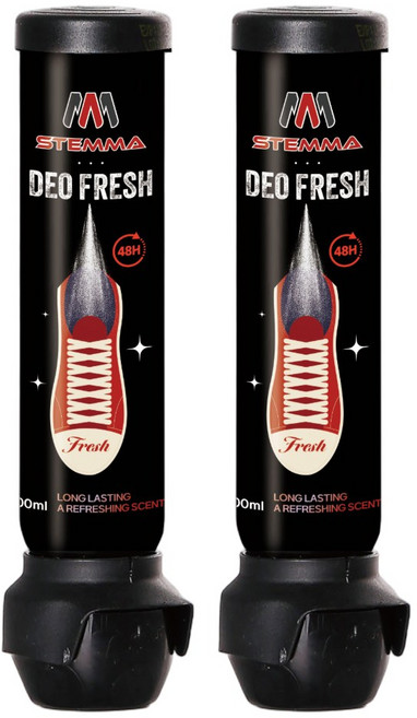 STEMMA 데오 프레쉬 신발 냄새제거 스프레이, 2개, 100ml
