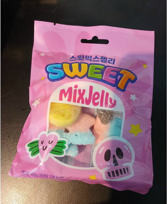 스윗믹스젤리 gs25 스윗믹스젤리 100g 4개