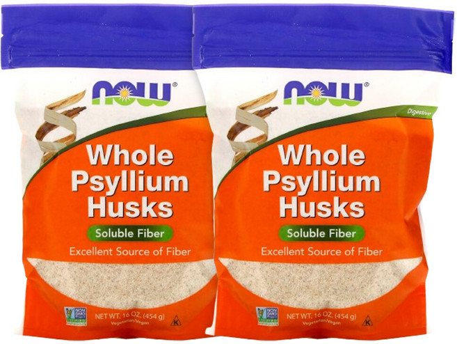 나우푸드 홀 차전자피 비건, 2개, 454g