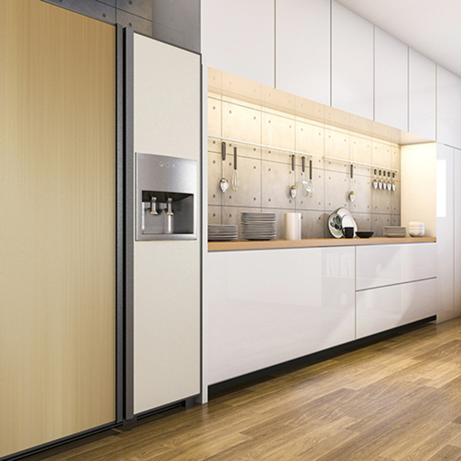 현대인필 냉장고 에어컨 리폼 시트지 인테리어필름 모음, 27. 메탈골드 ECMS738