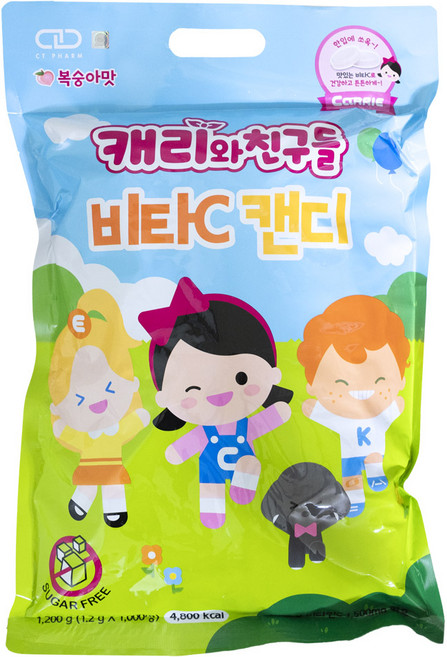 어린이 캐리와친구들 비타민C 유아비타민, 1000정, 1개