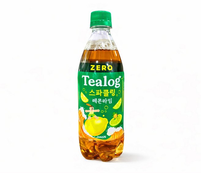 티로그 제로 스파클링 레몬라임, 18개, 500ml