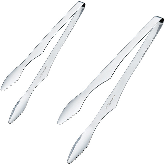 타나베 스텐레스 스탠드 고기 집게 중 + 대 세트, 1세트