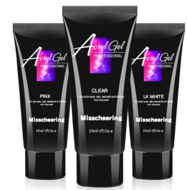 고고블랑 폴리젤 15ml 60ml 네일연장손톱연장 단품, 누드핑크15ml, 1개