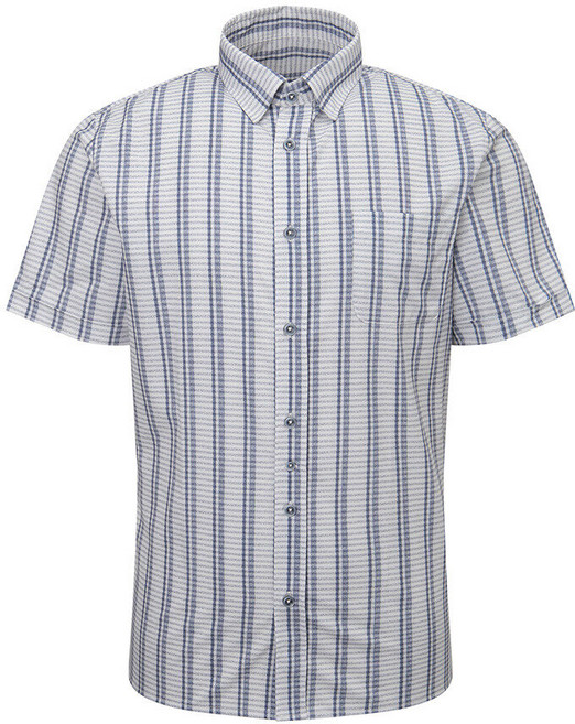 데니스골프 (방송상품) 남성 쿨링 스탠다드 반팔셔츠 화이트_RAQMMST401