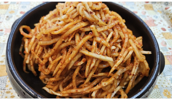 100% 국내산 가정에서 담근 손맛 무생채 무채지 비빔밥재료, 1kg, 1개