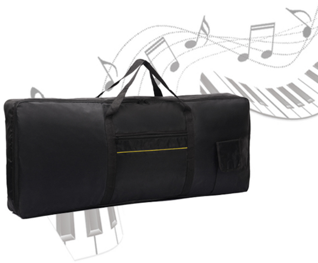 체리스팟 전자 키보드 가방 건반 Y-61건반 케이스 피아노 방수 가방, 1개, 블랙