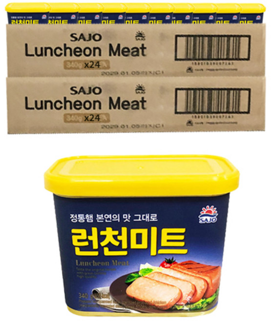 SAJO 午餐肉 340g X 24, 48個