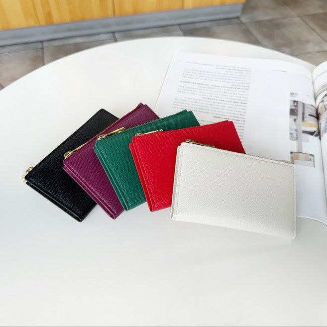 루체인알티스 소가죽 슬림 여자 남자 카드지갑 지퍼지갑 얇은 동전카드지갑 교통카드지갑 여학생지갑 남학생지갑