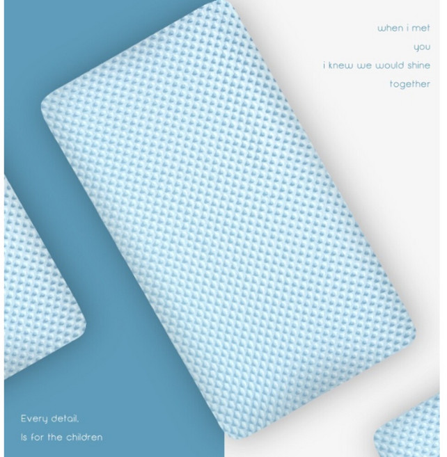 嬰兒床床單 荳荳絨加厚床包, 1個