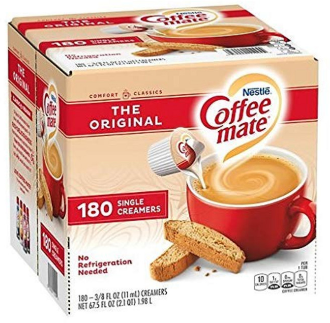 커피메이트 크리머 더 오리지널 K-컵, 11ml, 180개