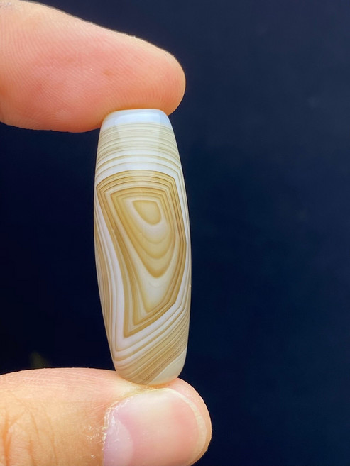 天珠 吊墜 配飾 掛件 尺寸34*12mm, 如圖所示, 1個