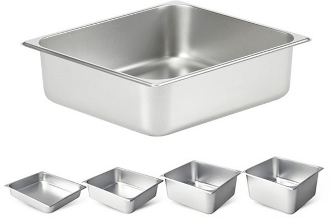 국산 304 스텐 밧드 2/3 높이(2.4.6.8인치) 반찬통 스텐통 4size